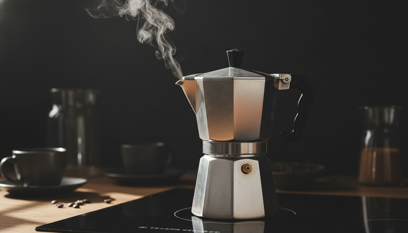 Moka pot brewing